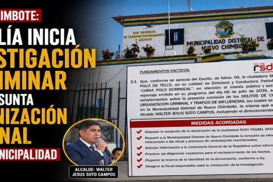 Nuevo Chimbote: Fiscalía inicia investigación preliminar por presunta organización criminal en la municipalidad