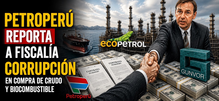 Petroperú reporta a fiscalía corrupción en compra de crudo y biocombustible