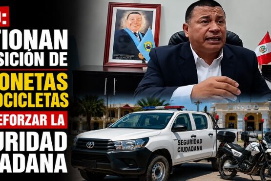 Pisco: gestionan adquisición de camionetas y motocicletas para reforzar la seguridad ciudadana