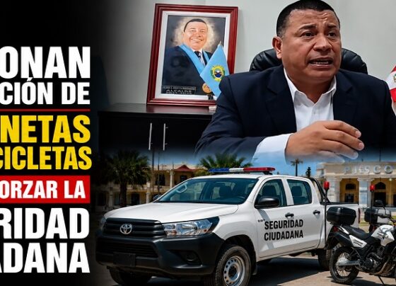 Pisco: gestionan adquisición de camionetas y motocicletas para reforzar la seguridad ciudadana