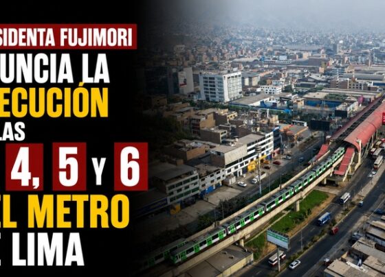 Presidenta Fujimori anuncia la ejecución de las líneas 3, 4, 5 y 6 del Metro de Lima