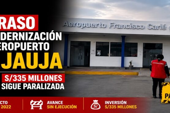 Retraso en modernización del aeropuerto de Jauja: obra de S/335 millones del MTC sigue paralizada
