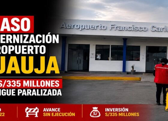 Retraso en modernización del aeropuerto de Jauja: obra de S/335 millones del MTC sigue paralizada