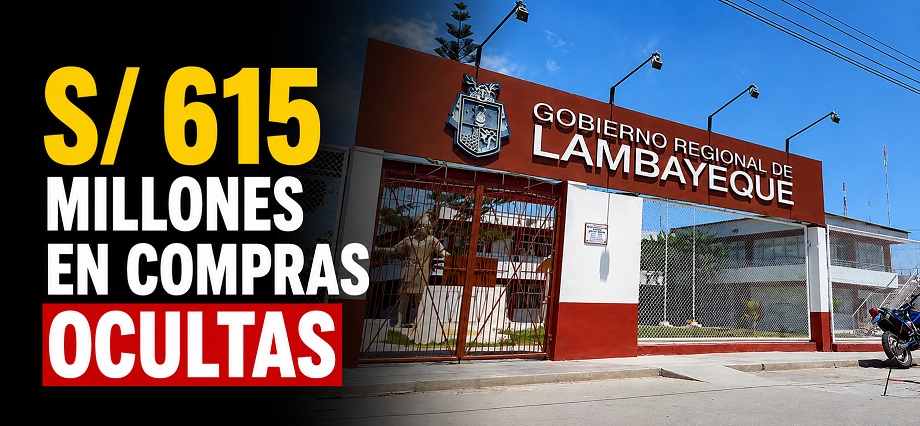 S/ 615 millones en compras ocultas