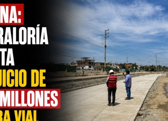Sullana: Contraloría detecta perjuicio de S/ 1.8 millones en obra vial