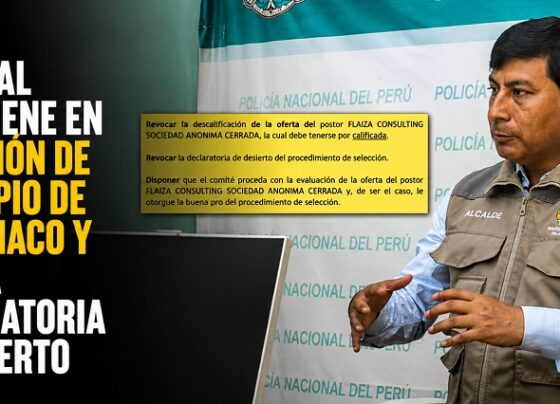 Tribunal interviene en licitación de municipio de Huanchaco y revoca declaratoria de desierto