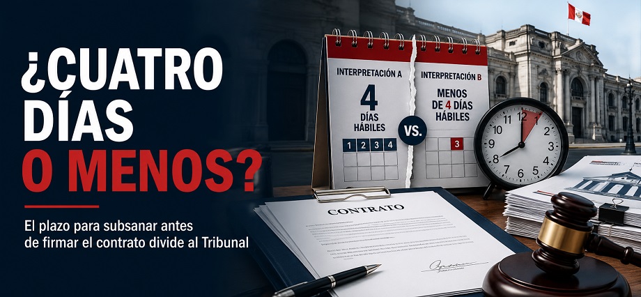 ¿Cuatro días o menos? El plazo que divide al Tribunal antes de firmar el contrato