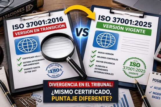 ISO 37001 divide al Tribunal: un mismo certificado puede dar puntaje o valer cero