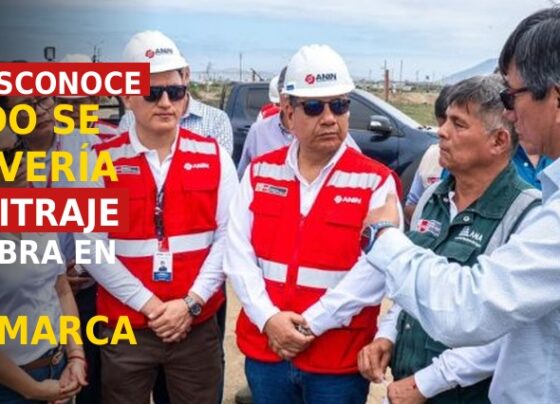 ANIN desconoce cuándo se resolvería el arbitraje de la obra en el río Lacramarca