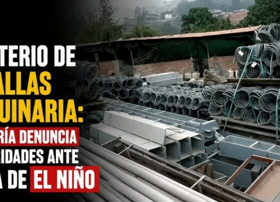 Cementerio de geomallas y maquinaria: Contraloría denuncia irregularidades ante llegada de El Niño (Video)