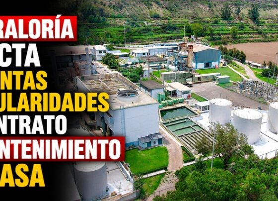 Contraloría detecta presuntas irregularidades en contrato de mantenimiento de Egasa