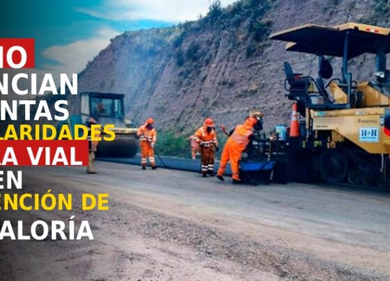 Gremio denuncian presuntas irregularidades en obra vial y exigen intervención de Contraloría