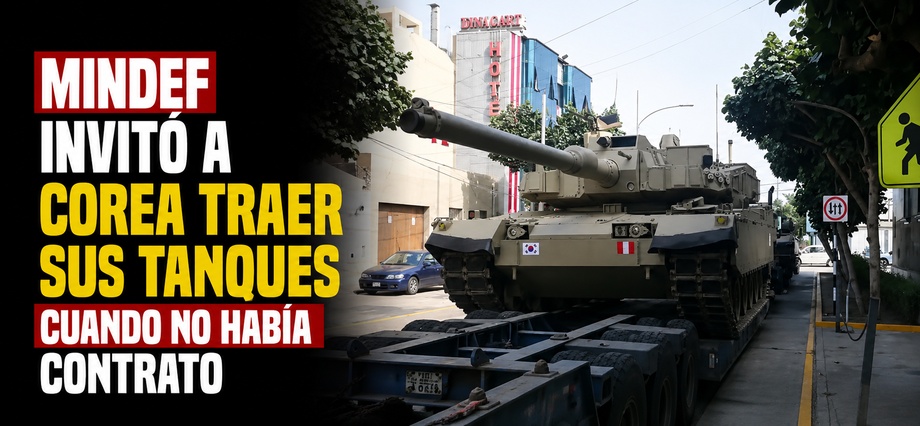 Mindef invitó a Corea traer sus tanques cuando no había contrato
