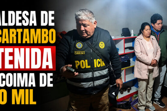 Alcaldesa de Paucartambo detenida por coima de S/50 mil