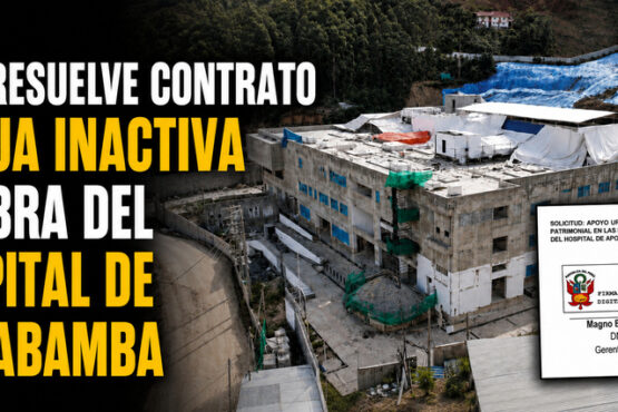 ANIN resuelve contrato y deja inactiva la obra del hospital de Pomabamba