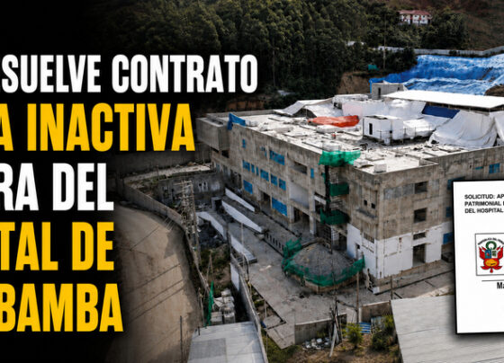 ANIN resuelve contrato y deja inactiva la obra del hospital de Pomabamba