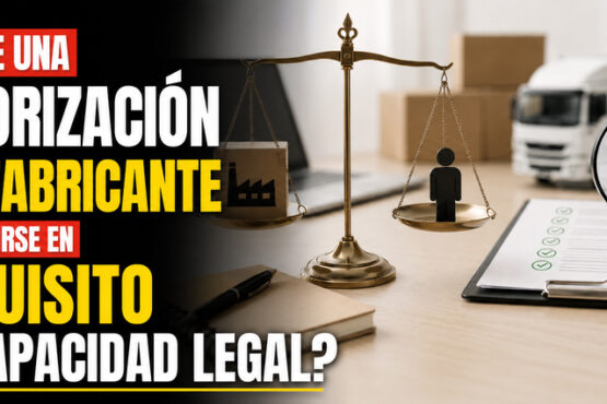 ¿Puede una autorización del fabricante convertirse en requisito de capacidad legal?