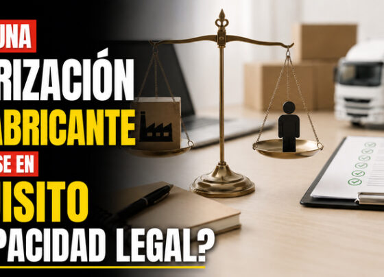 ¿Puede una autorización del fabricante convertirse en requisito de capacidad legal?