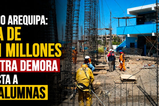 Colegio Arequipa: obra de S/91 millones registra demora y afecta a 800 alumnas