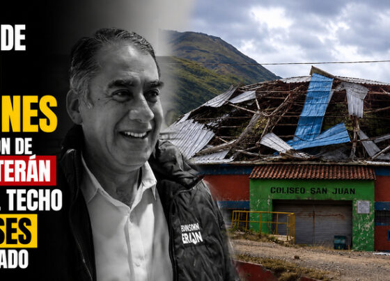 Coliseo de S/1.1 millones de la gestión de Edinson Terán perdió el techo a 7 meses de culminado