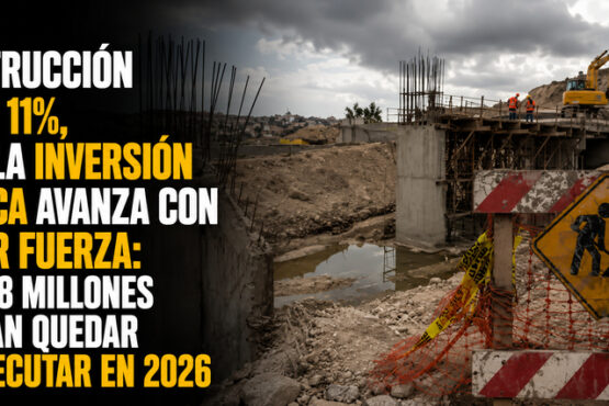 Construcción crece 11%, pero la inversión pública avanza con menor fuerza: S/19.148 millones podrían quedar sin ejecutar en 2026