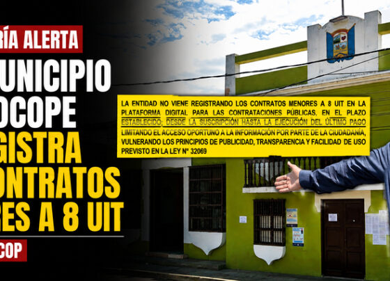 Contraloría alerta que municipio de Chocope no registra los contratos menores a 8 UIT en el PLADICOP