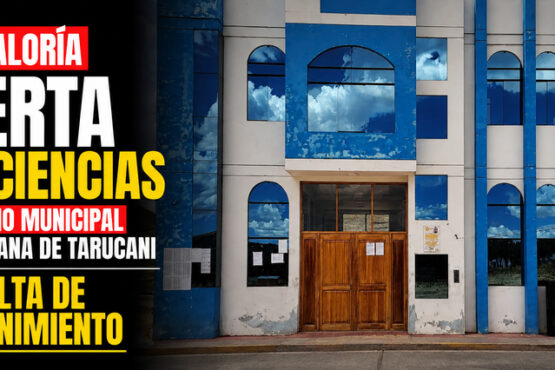 Contraloría alerta deficiencias en Palacio Municipal de Santa Ana de Tarucani por falta de mantenimiento