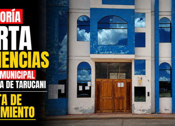 Contraloría alerta deficiencias en Palacio Municipal de Santa Ana de Tarucani por falta de mantenimiento