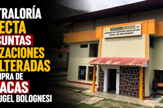 Contraloría detecta presuntas cotizaciones adulteradas en compra de casacas de la UGEL Bolognesi