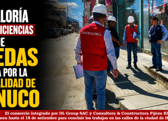 Contraloría acusa deficiencias en obra de veredas ejecutada por la Municipalidad de Huánuco
