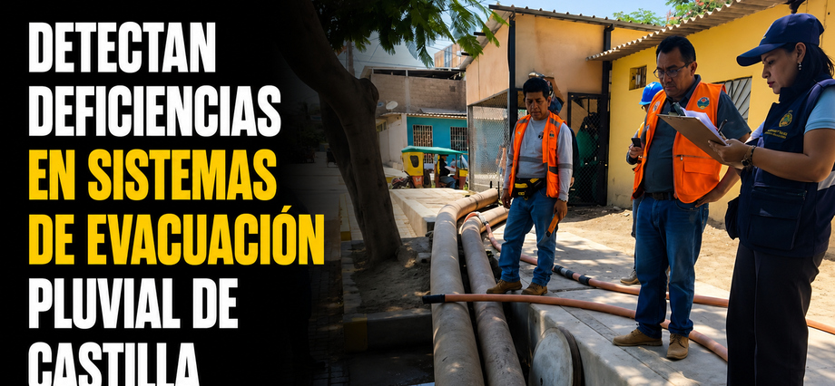 Detectan deficiencias en sistemas de evacuación pluvial de Castilla
