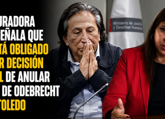 Ex procuradora Ad Hoc señala que PJ no está obligado a aplicar decisión de Brasil de anular pruebas de Odebrecht contra Toledo