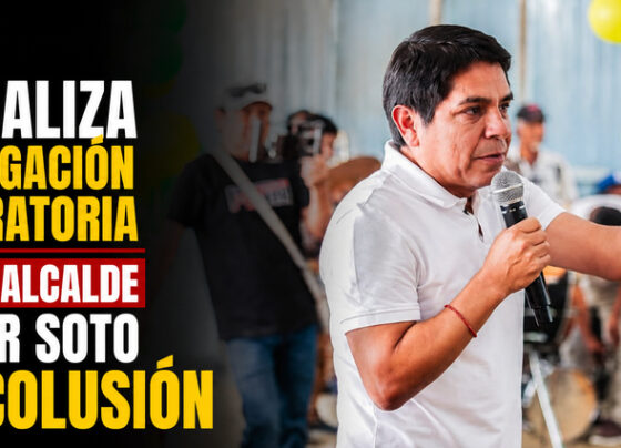 Fiscalía formaliza investigación preparatoria contra alcalde Walter Soto por colusión