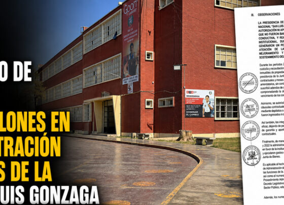 Ica: alertan perjuicio de más de S/1.4 millones en administración de bienes de la I.E. San Luis Gonzaga