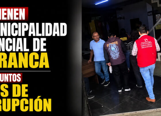 Intervienen la Municipalidad Provincial de Barranca por presuntos actos de corrupción