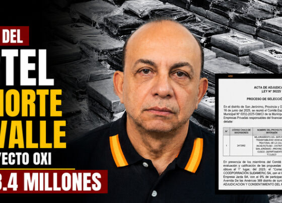 Miembro del Cartel del Norte del Valle gana proyecto OXI de S/ 8.4 millones