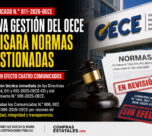 Nueva gestión del OECE revisará normas cuestionadas y deja sin efecto cuatro comunicados