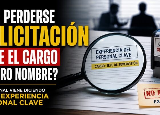 ¿Puede perderse una licitación porque el cargo tiene otro nombre? Lo que el Tribunal viene diciendo sobre la experiencia del personal clave