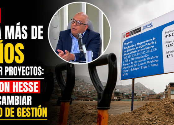 Sedapal demora más de 10 años en ejecutar proyectos: Milton von Hesse propone cambiar su modelo de gestión
