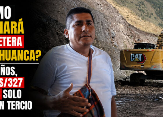 ¿Zósimo culminará la carretera a Pariahuanca? En tres años, obra de S/327 millones solo avanzó un tercio