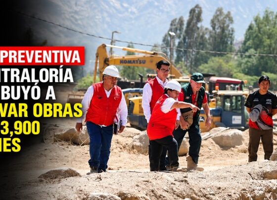 Acción preventiva de Contraloría contribuyó a reactivar obras por S/ 3,900 millones