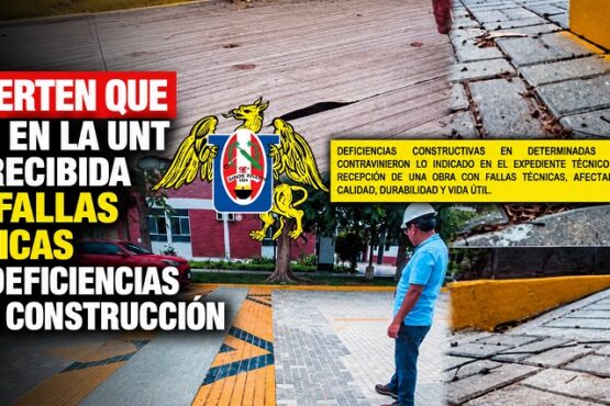 Advierten que obra en la UNT fue recibida con fallas técnicas por deficiencias en su construcción