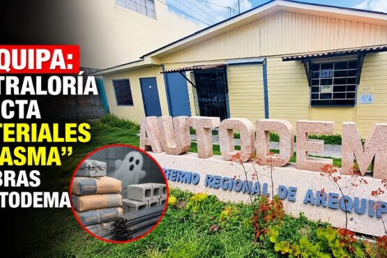 Arequipa: Contraloría detecta “materiales fantasma” en obras de Autodema