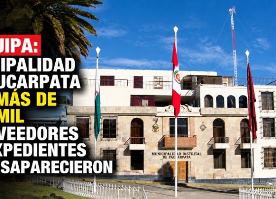 Arequipa: municipalidad de Paucarpata debe más de S/ 36 mil a proveedores por expedientes que desaparecieron