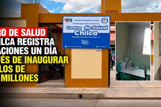 Centro de Salud de Chilca registra filtraciones un día después de inaugurar módulos de S/ 2,5 millones
