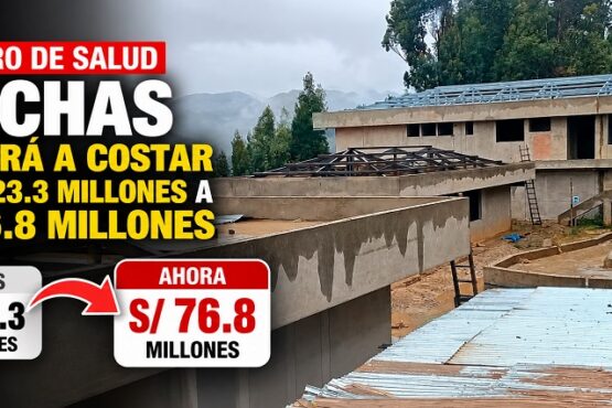 Centro de salud Pachas pasará a costar de S/ 23.3 millones a S/ 76.8 millones