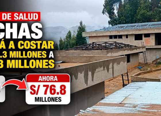 Centro de salud Pachas pasará a costar de S/ 23.3 millones a S/ 76.8 millones
