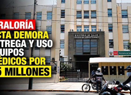 Contraloría detecta demora en entrega y uso de equipos biomédicos por S/1.5 millones