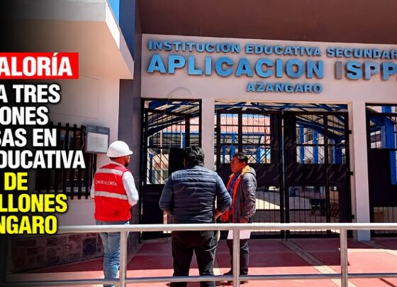 Contraloría detecta tres situaciones adversas en obra educativa de más de S/27 millones en Azángaro