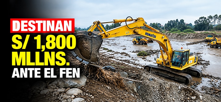 Destinan S/ 1,800 mllns. ante el FEN
